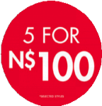 5 FOR 100 CIRCLE POP - NAMIBIA