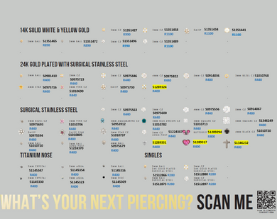 REF PRICE LIST PACK (NEW MENUBOARD)