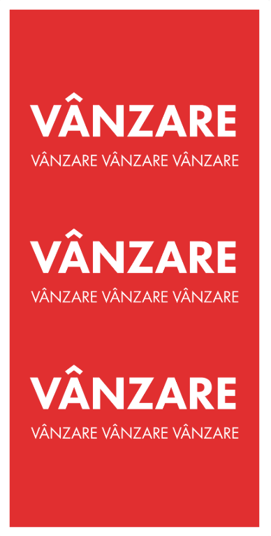 FRONT/EXTERNAL LIGHTBOX FABRIC - SALE (ROMANIAN)