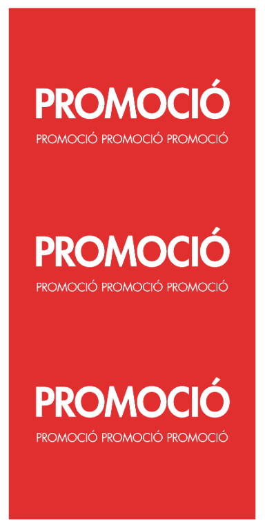 FRONT/EXTERNAL LIGHTBOX FABRIC - PROMOTION (CATALAN)