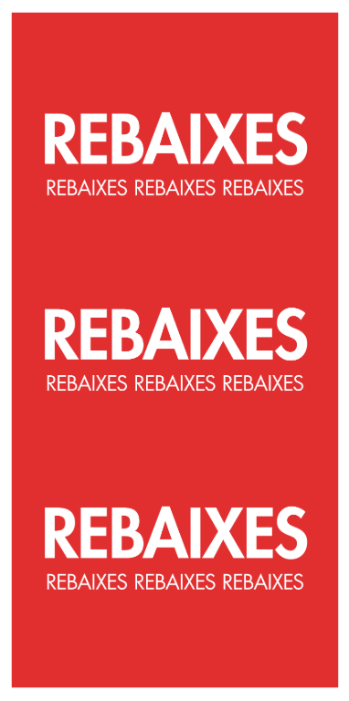 FRONT WINDOW POSTER - SALE (CATALAN)