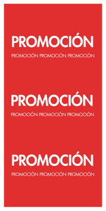 FRONT WINDOW POSTER - PROMOTION (SPANISH)