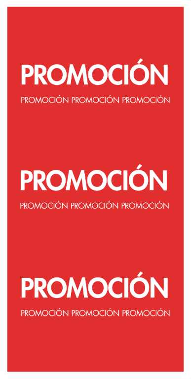 FRONT WINDOW POSTER - PROMOTION (SPANISH)