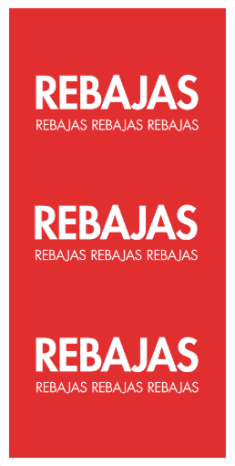 FRONT WINDOW POSTER - SALE (SPANISH)