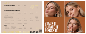 PIERCING MENU BOARD (PIERCMENU_003)