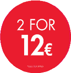 2 FOR 12 CIRCLE POP - ENGLISH EURO