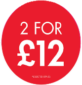 2 FOR 12 CIRCLE POP UK