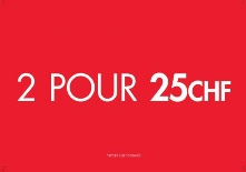 2 FOR 25 WALLBAY - SWISS FRENCH