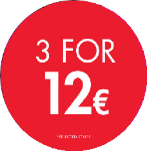 3 FOR 12 CIRCLE POP - ENGLISH EURO