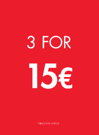 3 FOR 15 - A2 ENTRY STAND - EU ENGLISH