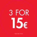 3 FOR 15 - CIRCLE POP - EU ENGLISH