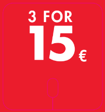 3 FOR 15 - PRONG TALKER - EU ENGLISH