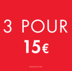 3 FOR 15 - SIX SPINNER SMALL DECAL - FRENCH EURO