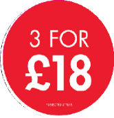 3 FOR 18 CIRCLE POP UK