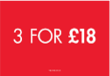 3 FOR 18 WALLBAY UK