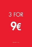 3 FOR 9 - A2 ENTRY STAND - ENGLISH EURO