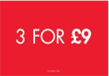 3 FOR 9 WALLBAY UK