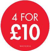 4 FOR 10 CIRCLE POP UK