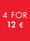 4 FOR 12 - I AM CAKE RING - ENGLISH EURO