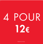 4 FOR 12 - SIX SPINNER LARGE DECAL - FRENCH EURO