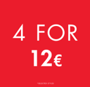 4 FOR 12 - SIX SPINNER SMALL DECAL - ENGLISH EURO