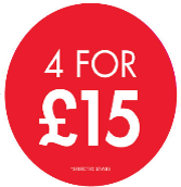 4 FOR 15 CIRCLE POP UK