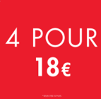 4 FOR 18 - SIX SPINNER SMALL DECAL - FRENCH EURO