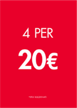 4 FOR 20 A2 ENTRY STAND - ITALIAN
