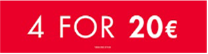 4 FOR 20 COUNTER STAND - ENGLISH EU