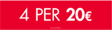 4 FOR 20 COUNTER STAND - ITALIAN