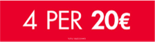 4 FOR 20 GONDOLA - SPANISH CATALAN