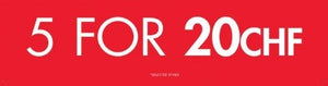 5FOR20 COUNTER STAND (SELECTED STORES) - SWISS ENG