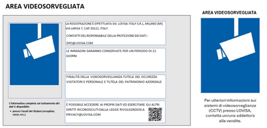 CCTV DECAL SET - ITALY