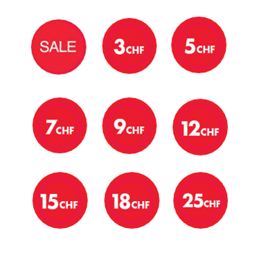 SWITZERLAND STICKERS - ENGLISH