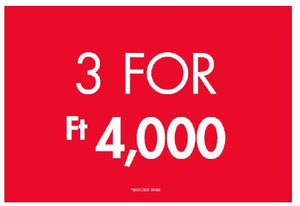 3 FOR 4000 WALLBAY SET - HUN