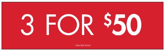 3 FOR $$ GONDOLA SIGN - HONG KONG