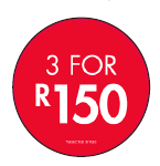 3 FOR R150 CIRCLE POP SET SAF