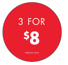 3 FOR $8 CIRCLE POP - USA