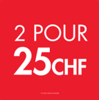 2 FOR 25 - SIX SPINNER LARGER DECAL - SWISS FRENCH
